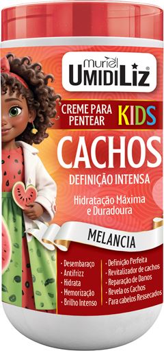 Creme Para Pentear Umidiliz Kids Cachos Melancia 925g