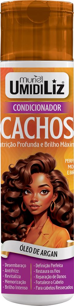 Condicionador Umidilize Cachos Óleo de Argan 300ml