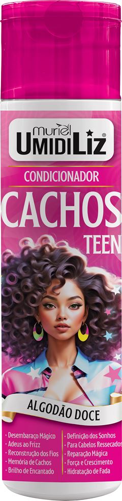 Condicionador Umidilize Teen Cachos Algodão Doce 300ml