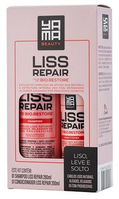 Shampoo e Condicionador Yamá Liss Repair Kit