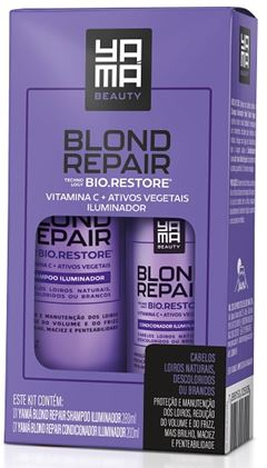 Shampoo e Condicionador Yamá Blond Repair Fortalecimento Kit