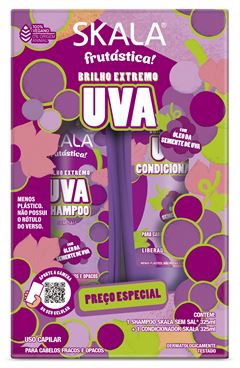 Shampoo + Condicionador Skala Uva Kit