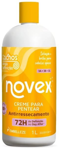 Creme para Pentear Novex Cachos Definição e Brilho 1L