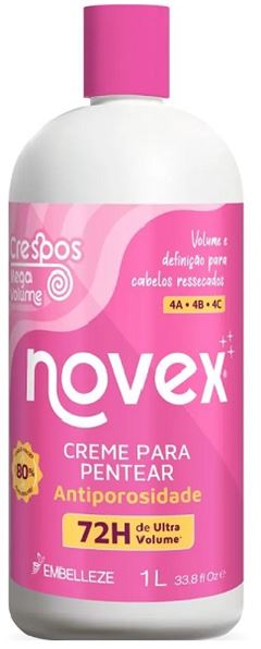 Creme para Pentear Novex Crespos com Volume 1L