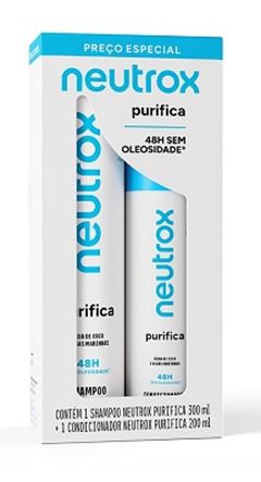 SHAMPOO + CONDICIONADOR NEUTROX AQUA 300 + 200ML