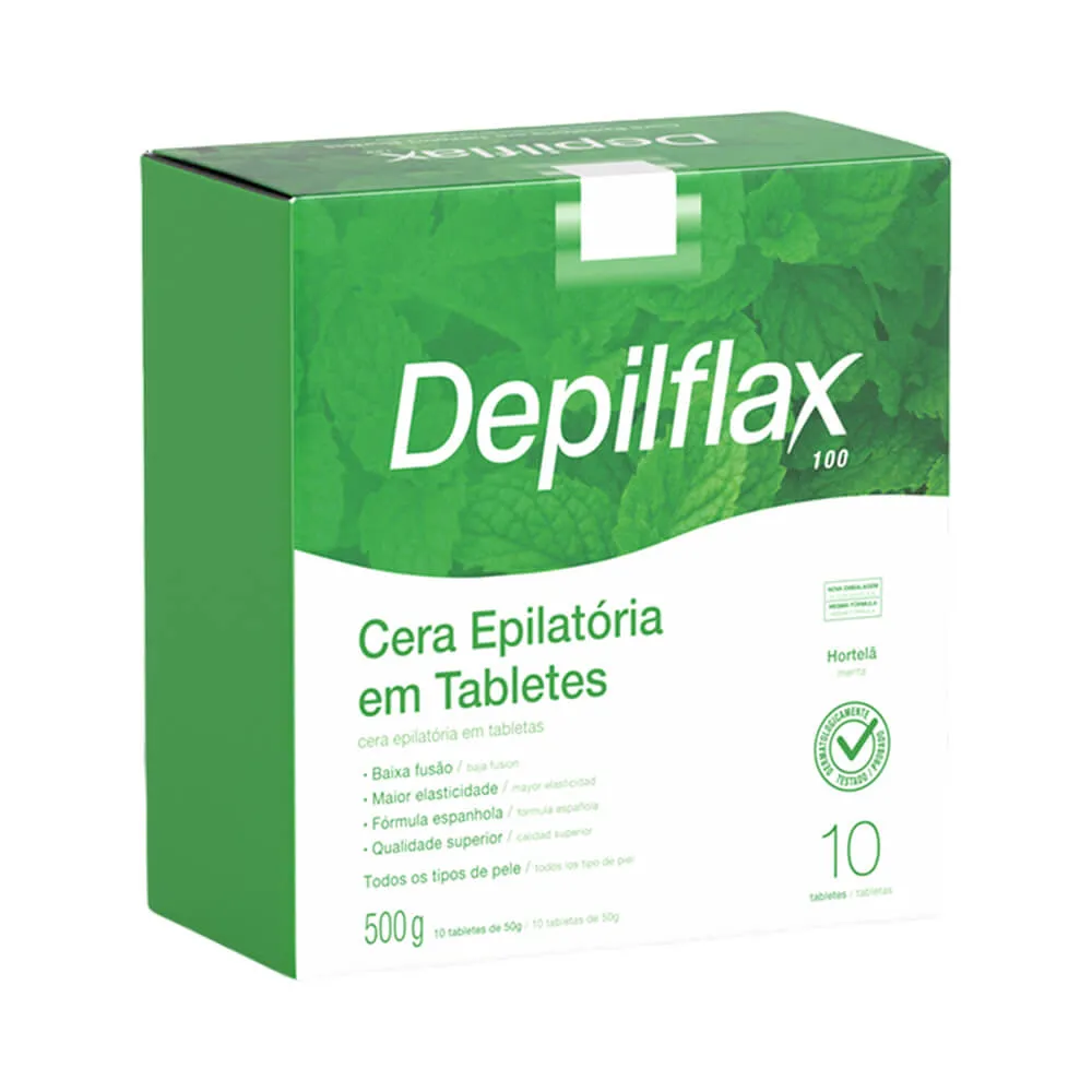Cera Quente Depilflax Hortelã 500g