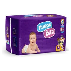 Fralda Descartável Mundo Bita Mega M