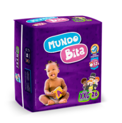 Fralda Descartável Mundo Bita Mega XXG