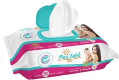 Toalha Umedecida Meu Bebê Ultra Com 100 Unidades