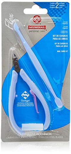 ALICATE M UNDIAL CUTICULA FLEX + ESPATULA 168-RL