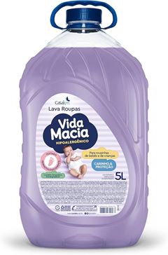 Lava Roupas Líquido Vida Macia Glicerina e Camomila 5L