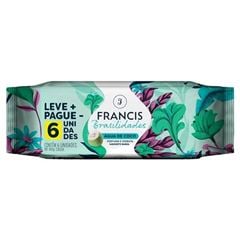 Sabonete Francis Brasilidades Água de Coco 80g 6 Unidades