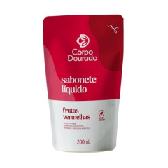 Sabonete Líquido Corporal Dourado Frutas Vermelhas 200ml PCH
