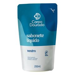 Sabonete Líquido Corporal Dourado Neutro 200ml PCH
