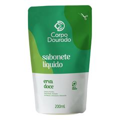 Sabonete Líquido Corporal Dourado Erva Doce 200ml PCH
