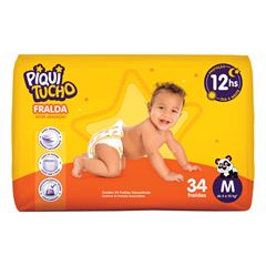 FRALDA DESCARTAVEL PIQUITUCHO MEGA TAMANHO M