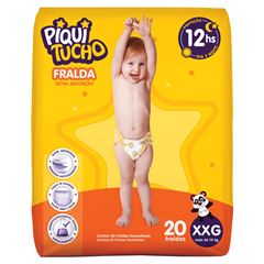FRALDA DESCARTAVEL PIQUITUCHO MEGA TAMANHO XXG