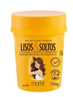 Máscara Muriel Lisos e Soltos Amido de Milho 500g