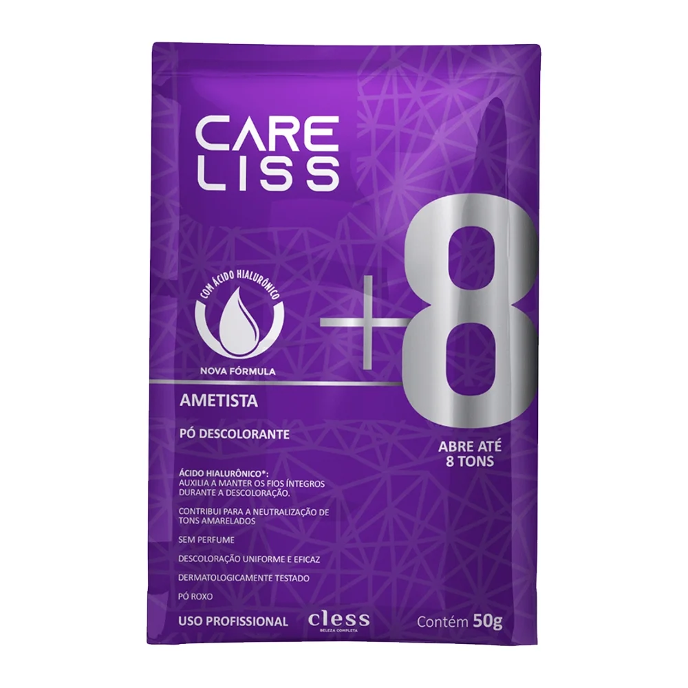 Pó Descolorante Care Liss Ametista 8 Tons 50g