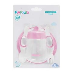 Kit Alimentação Pimpolho Feminino com 4 Peças