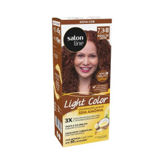 Coloração Salon Line Light Color Profissional 7.341 Doce de Leite