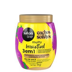 Creme de Tratamento Uva 3 em 1 Cachos dos Sonhos Multy Irresistível 1kg