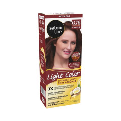 Coloração Salon Line Light Color Profissional 6.76 Canela