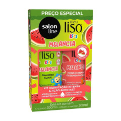 Kit Shampoo e Condicionador Melancia Meu Liso Kids
