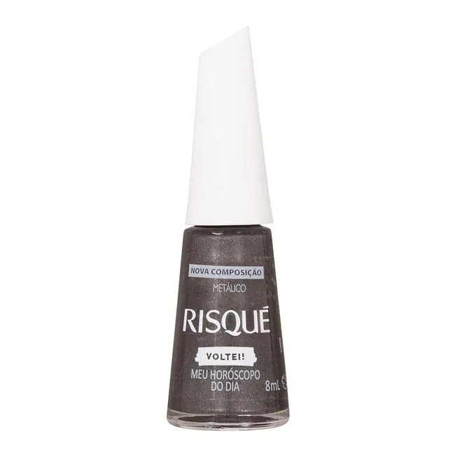 Esmalte Marrom Risqué Meu Horóscopo Do Dia Metálico 8ml