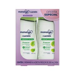 Kit Sabonete Líquido Íntimo Monange & Lucretin Frescor 2 Unidades