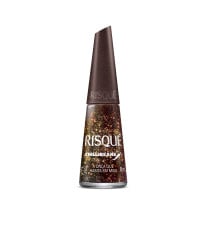 Esmalte Marrom Risqué & Chilli Beans A Onça que Habita em Mim Efeito 8ml