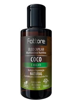 Óleo Capilar Fattore Coco e Abacate 100ml