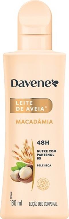 Leite de Aveia Davene Macadâmia 180ml