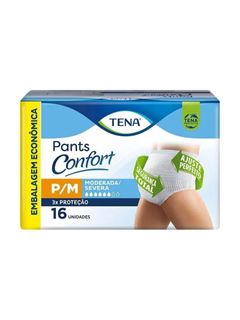 Roupa Íntima Tena Pants Confort P/M 16 Unidades