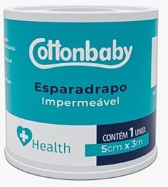 Esparadrapo Health Branco 5cm x 3m