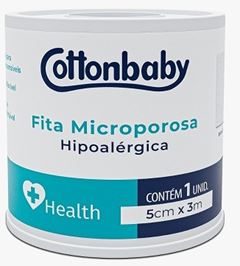 Fita Microporosa Health Branca 5cm x 3m