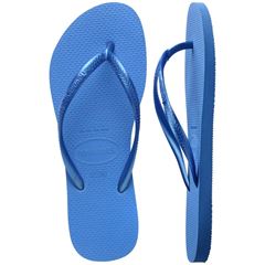 Sandália Havaianas Slim Lisa Azul Brilhante 33/34