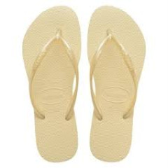 Sandália Havaianas Slim Lisa Azul Brilhante 33/34