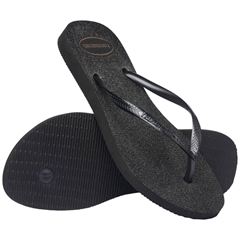 Sandália Havaianas Slim Gloss Preto/Pta/Preto 37/38