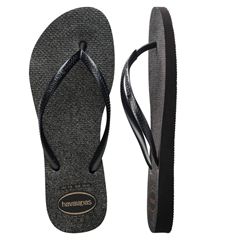 Sandália Havaianas Slim Gloss Preto/Pta/Preto 37/38