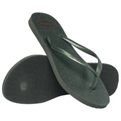 Sandália Havaianas Slim Gloss Verde Oliva 35/36