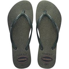 Sandália Havaianas Slim Gloss Verde Oliva 35/36