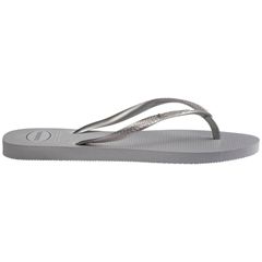 Sandália Havaianas Slim Gloss Cinza/Cinza Gelo 39/40