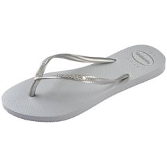 Sandália Havaianas Slim Gloss Cinza/Cinza Gelo 39/40