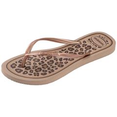 Sandália Havaianas Slim Animals Rosa Gold/Rosa Gold 41/42