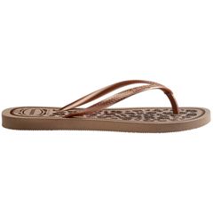 Sandália Havaianas Slim Animals Rosa Gold/Rosa Gold 39/40