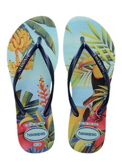 Sandália Havaianas Slim Trop Azul/Azul 35/36