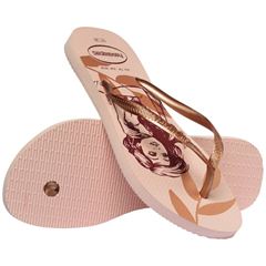 Sandália Havaianas Slim Disney Rosa Ballet 33/34