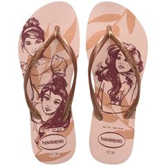 Sandália Havaianas Slim Disney Rosa Ballet 33/34