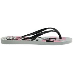 Sandália Havaianas Slim Disney Branco/Preto 33/34
